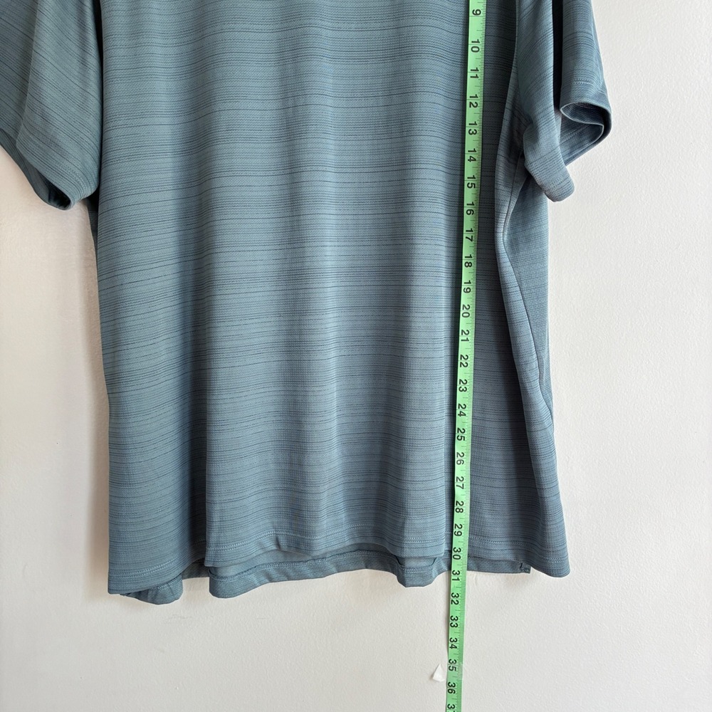 Nike Dri-FIT Running Shirt Mens 2XL Blue Short Sleeve Performance Tee - Picture 7 of 9